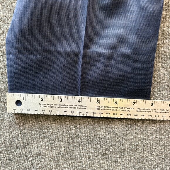 Michael Strahan 2-Piece Blue Wool Blend Wedding Suit Men's 44R 40x32 - Picture 14 of 16